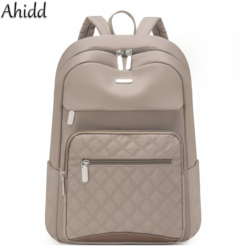 Women Bags Deals - แฟชั่นลายสก๊อตกระเป๋าเป้สะพายหลังผู้หญิงกันน้ำไนลอนกระเป๋าเป้สะพายหลังความจุขนาดใหญ่กระเป๋านักเรียนกระเป๋าแล็ปท็อปน้ำหนักเบากระเป๋าเดินทาง