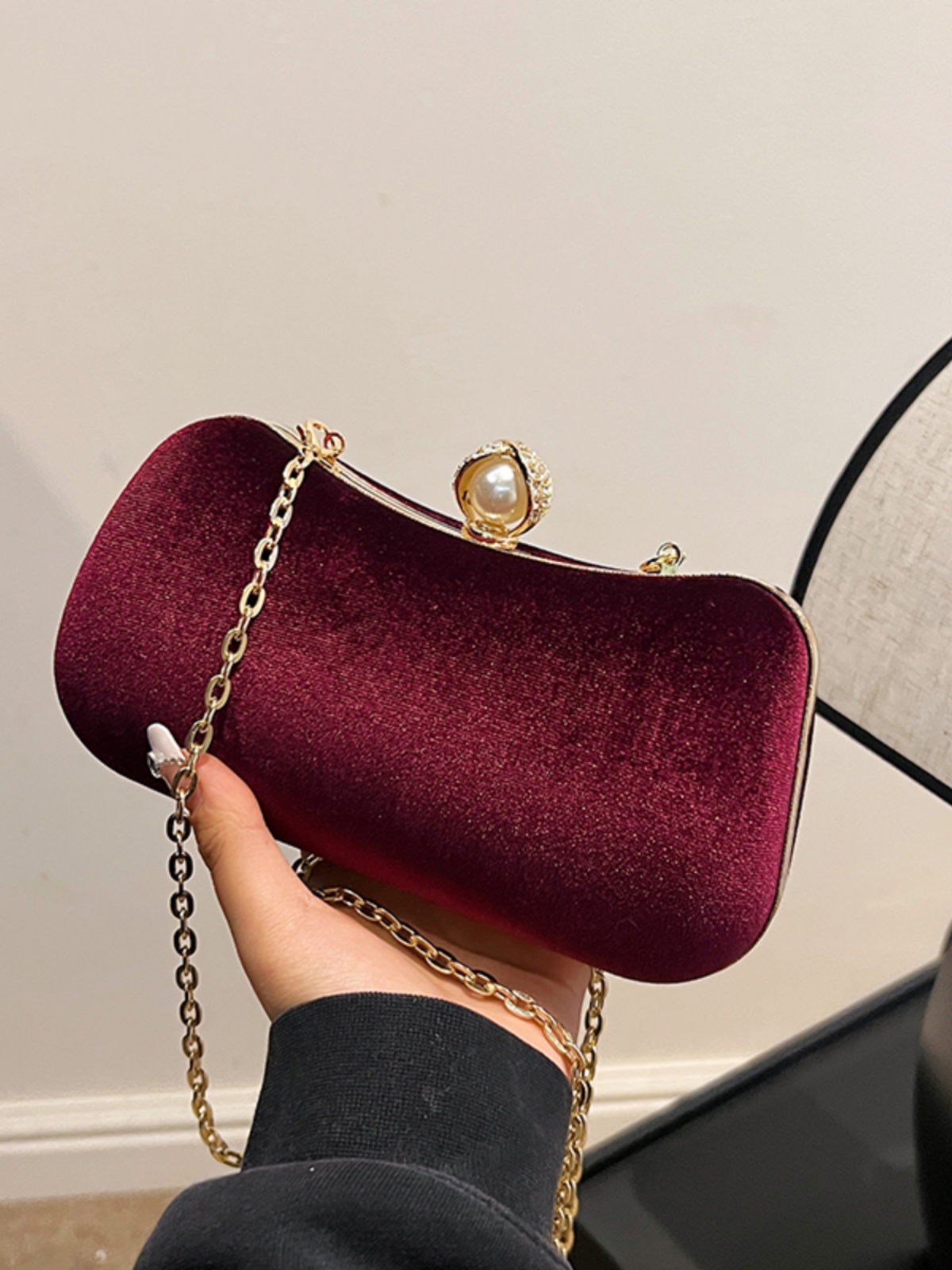 Mini Purse Chain - High-endจัดเลี้ยงคลัทช์กระเป๋าผู้หญิงVINTAGE Corduroy PARTYไหล่กระเป๋าLuxury Gradient MINI CHAINกระเป๋าCrossbody