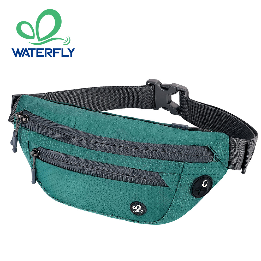 Women Bags Deals - WATERFLY กระเป๋าคาดเอวกีฬาขนาดเล็ก Sporty กระเป๋าคาดเอวสําหรับทั้งชายและหญิงมีสไตล์กระเป๋าสะโพกน้ําหนักเบาสําหรับเดินทางกลางแจ้งเดินป่าท่องเที่ยวผู้ชายผู้หญิง