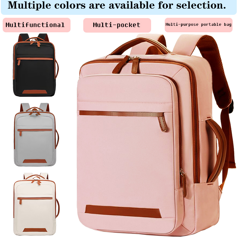Women Bags Casual - กระเป๋าเป้สะพายหลังสำหรับเดินทางอเนกประสงค์พร้อมช่องใส่กระเป๋าเดินทาง, กระเป๋าธุรกิจขนาดใหญ่สำหรับผู้ชายและผู้หญิง, เหมาะสำหรับการทำงานและการเดินทาง