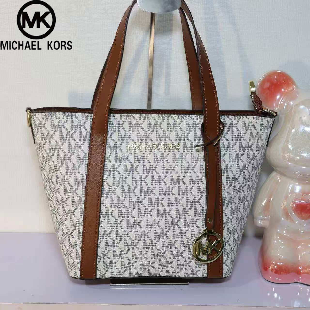 Women'S Tote Bags Michael Kors - MICHAEL KORS/ไมเคิล คอร์ MK กระเป๋าหนังแฟชั่นระดับไฮเอนด์ใหม่สำหรับผู้หญิงแบบถือและสะพายข้าง