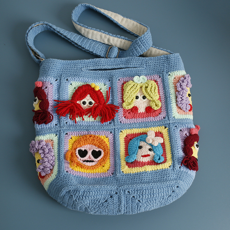 กระเป๋าถักโครเชต์แฮนด์เมดลาย G - Women Bags Handmade บทวิจารณ์และราคา