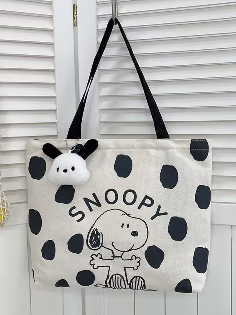 กระเป๋าสะพายผ้าแคนวาสลายการ์ตู - Women'S Bags Everyday บทวิจารณ์และราคา