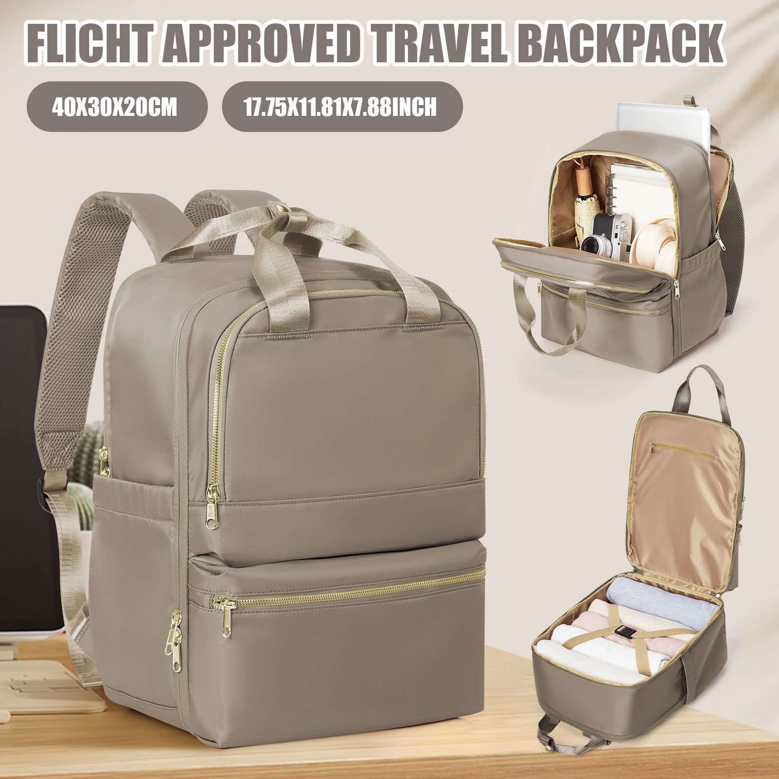 กระเป๋าเป้เดินทางริยาเนียร์ 40 - Women Bags Casual บทวิจารณ์และราคา