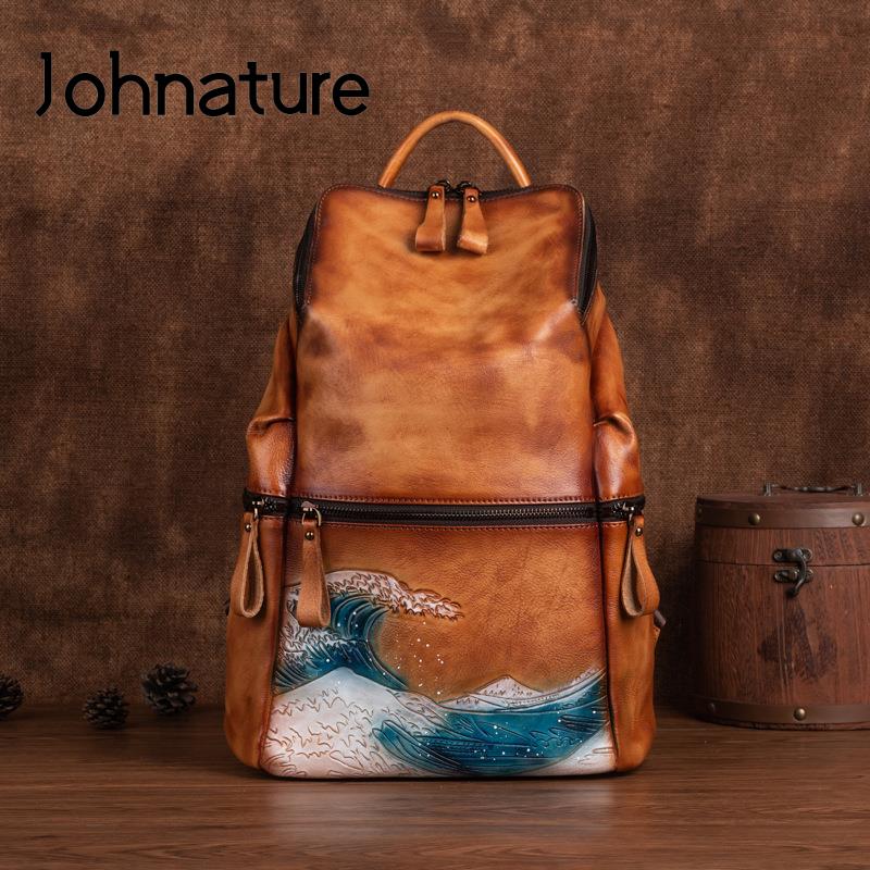 จอห์นาเจอร์กระเป๋าเป้สะพายหลัง - Women Bags Handmade บทวิจารณ์และราคา