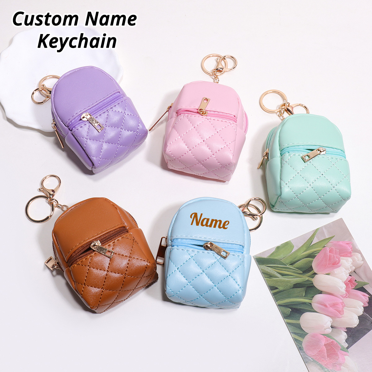 พวงกุญแจใส่เหรียญแบบกำหนดเองขน - Mini Purse Chain บทวิจารณ์และราคา