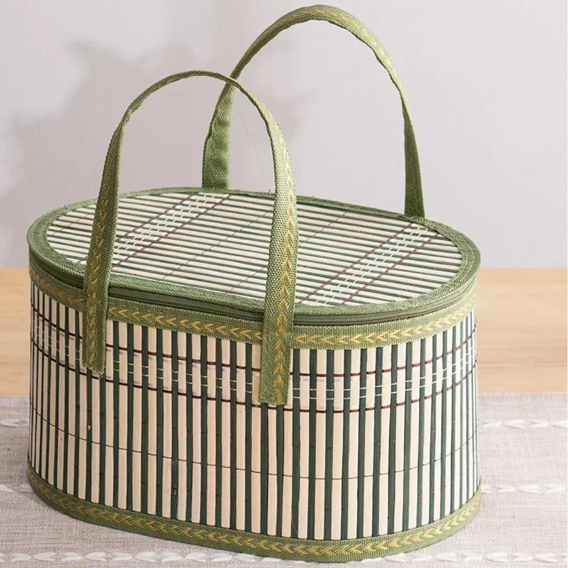 ตะกร้าไม้ไผ่ทำมือ เป็นมิตรกับส - Women Bags Casual บทวิจารณ์และราคา